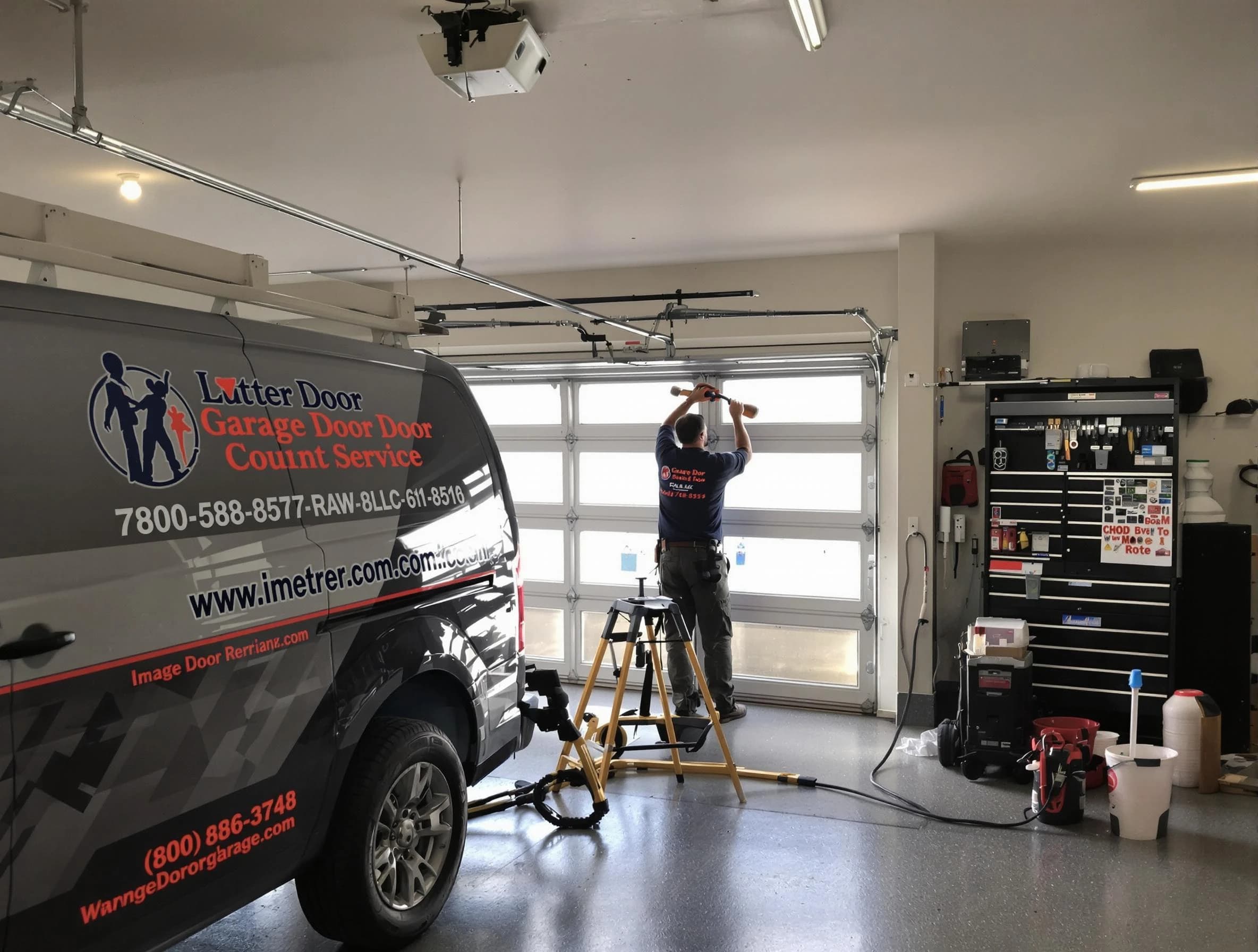 Covington Garage Door Repair rapid response team performing same-day repair in Covington