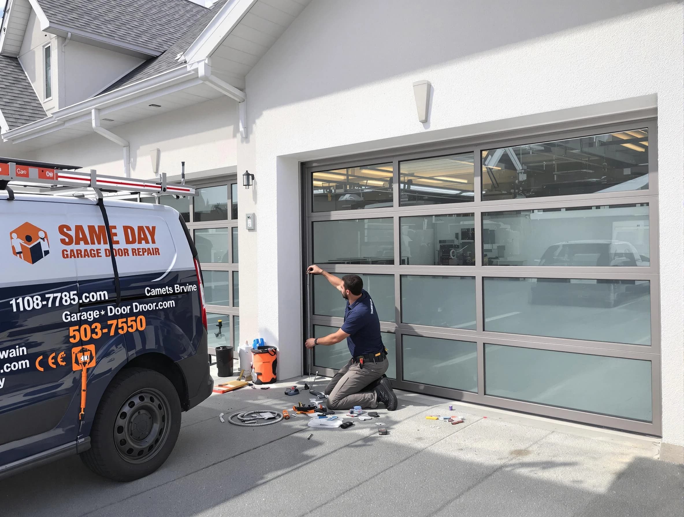 Same-day garage door repair service by Covington Garage Door Repair in Covington