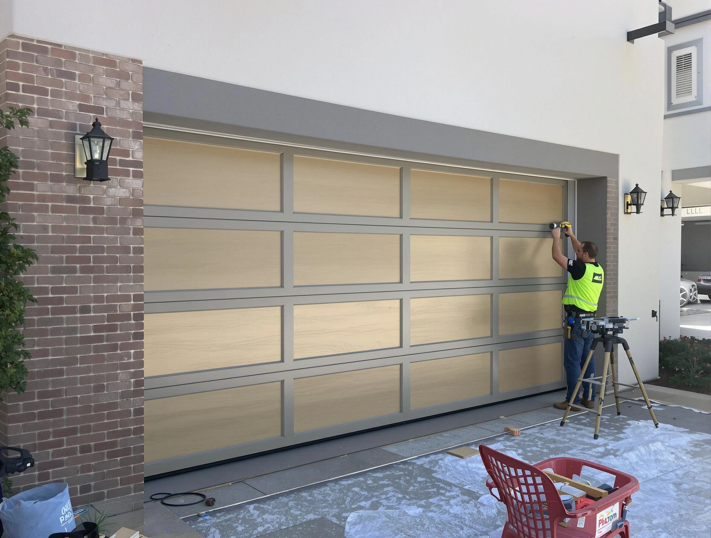 Garage door replacement service by Covington Garage Door Repair in Covington