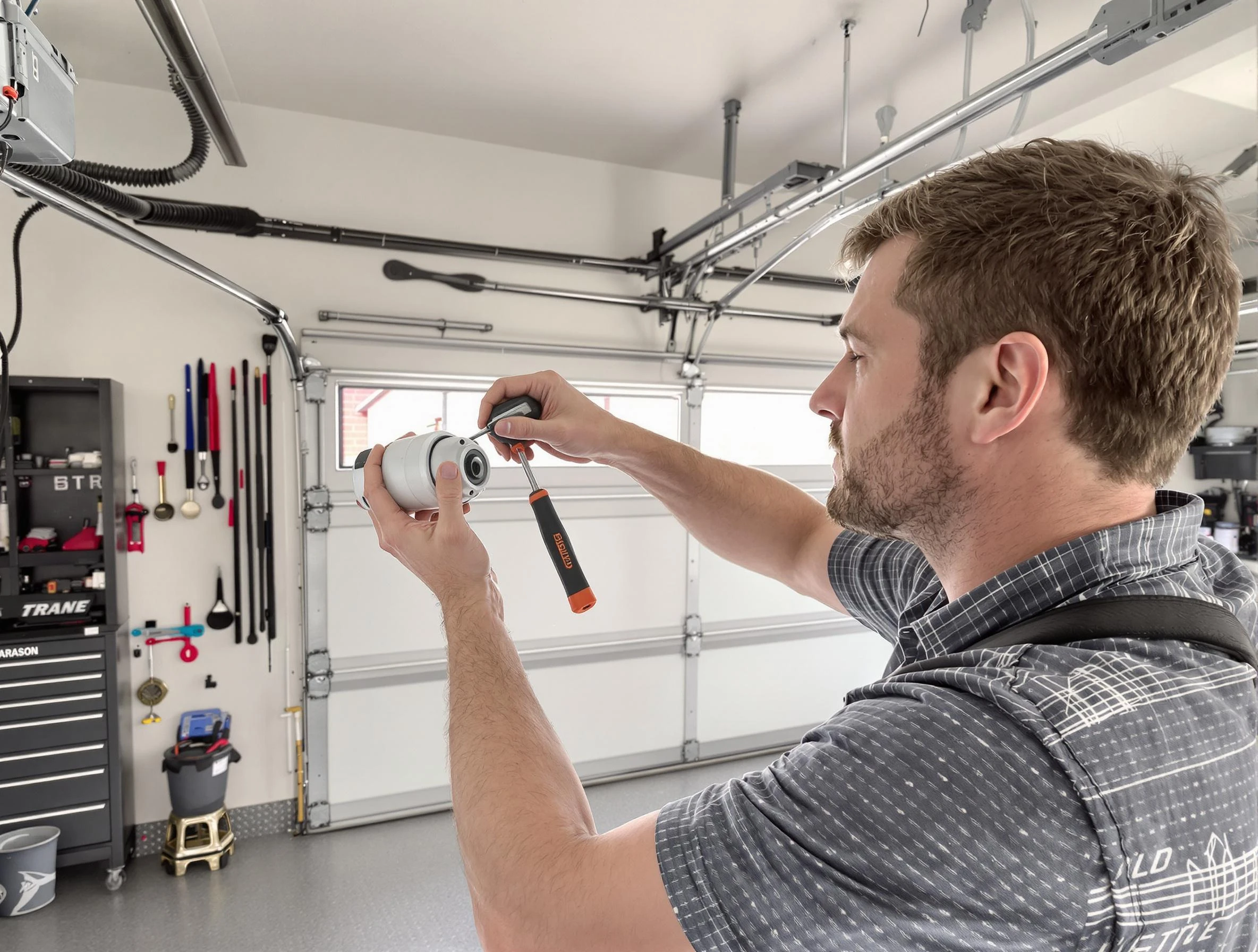 Garage door opener repair service by Covington Garage Door Repair in Covington