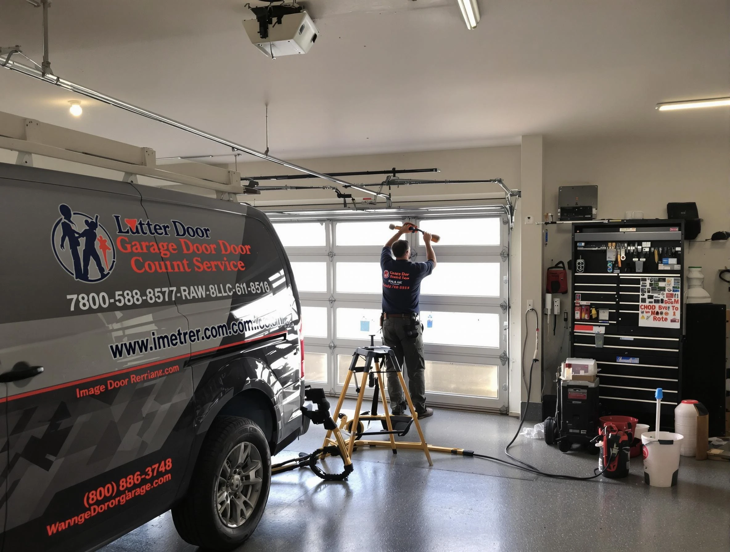 Covington Garage Door Repair rapid response team performing same-day repair in Covington