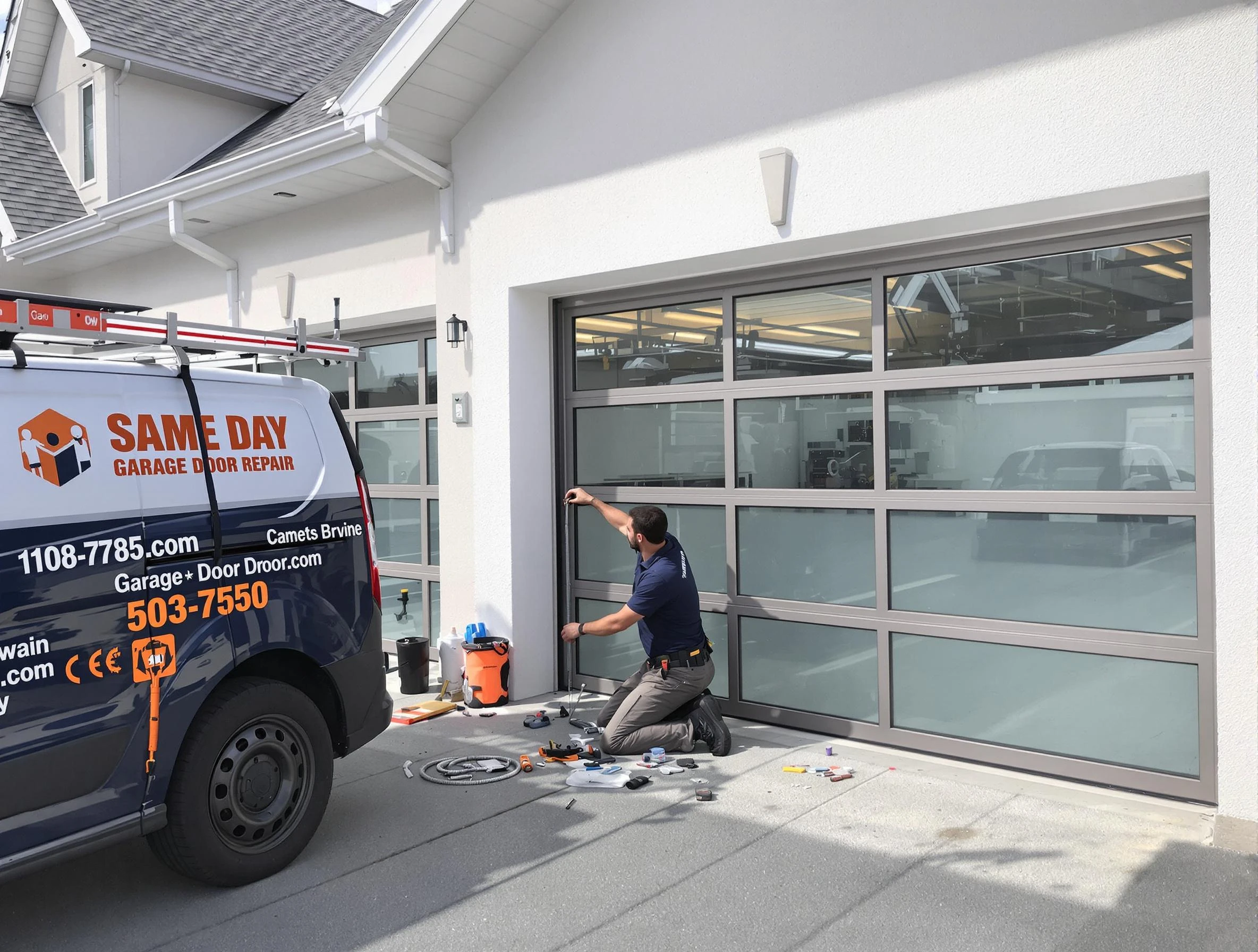 Same-day garage door repair service by Covington Garage Door Repair in Covington